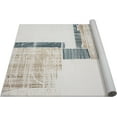 thumbnail image 5 of HR Premium Super Soft Polyester Abstract Area Rug with Monochromatic/StrippedPattern in Gold, Gray, Ivory & Multi-Color - Luxurious and Durable Home Decor for Cozy Living Spaces, 5 of 5