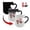 Multicolor#10, variant on Basysin Heart-Shaped Color Changing Magic Ceramic Mug, Thermochromic Magic Reveal Design, Fun Novelty Coffee Cup for Valentine's Day, Christmas and Mother's Day Gifts (1 PC)