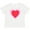 AA-White, variant on Inktastic Valentine Red Heart with Dots Boys or Girls Baby T-Shirt