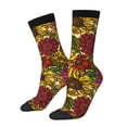 thumbnail image 2 of Uemuo Sunflower Pattern Women's Crew Socks, Soft Durable Breathable Moisture-Wicking with Odor Control Cotton socks, 2 of 9