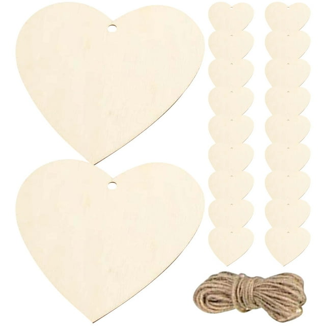 OULII 200pcs Heart Shape Chip Light Yellow for Festival Decoration and DIY Handwork