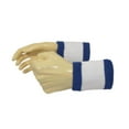 thumbnail image 5 of COUVER Premium Tennis Style Standard Size Sweatband Headband Wristbands Set - White / Blue, 5 of 7