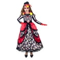 thumbnail image 3 of Day of the Dead Costume for Girls, Large Size, Partyholic, 3 of 4