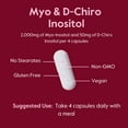 thumbnail image 5 of Bestvite Myo & D-Chiro Inositol (120 Vegetarian Capsules) - 40:1 Ratio - No Stearates - Vegan - Non GMO - Gluten Free, 5 of 6