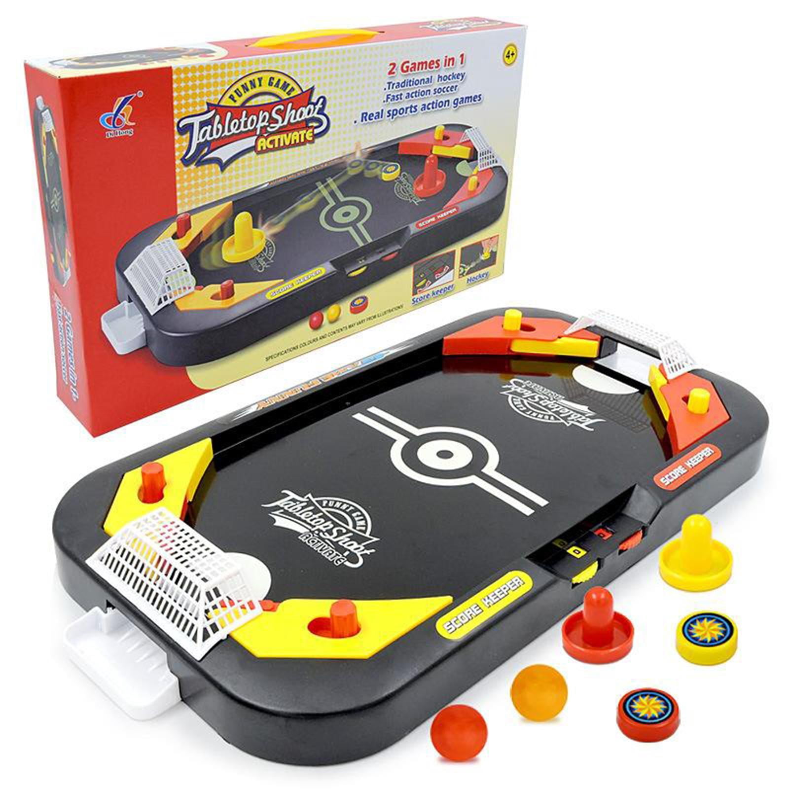 Plastic Desktop Table Game Portable Hockey Game for Kids and Adults -  Walmart.com