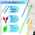 thumbnail image 2 of 20 PCS Mini Hand Pointers Teachers Pointer Classroom and Presentation Finger Pointer Resin Finger Pointers Stick, 2 of 6