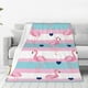 thumbnail image 1 of Balery Flamingo1 Manta de Felpa Suave y Acogedora – Cobija de Franela Aterciopelada para Cama, Lavable y Cálida para Sofá, Mascotas, Transpirable-80"x60", 1 of 7