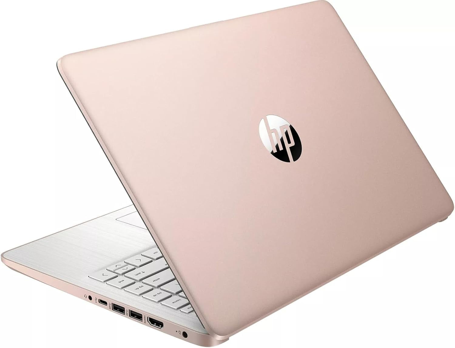 HP 14" Ultral Light Laptop Computer - with Microsoft Office Lifetime License, 16GB RAM, 384GB Storage(128GB eMMC+ 256GB microSD), Intel Quad-Core N4120, Anti-Glare HD Display, Webcam, Win 11 S Mode
