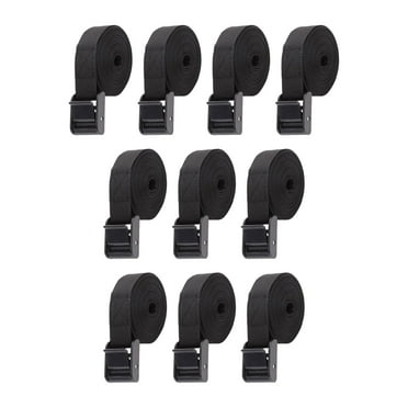 10 Pieces Cargo Securing Straps Lashing Straps 2.5cmx50cm Durable with PP Buckle