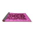 thumbnail image 2 of Ahgly Company Indoor Square Oriental Pink Traditional Area Rugs, 6' Square, 2 of 4