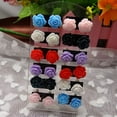 thumbnail image 2 of Ayyufe 12 Pairs Women's Rose Flower Mixed Color Flower Ear Stud Earring, 2 of 7