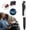 Black, variant on 1x Foldable LED Pen Multifunctional Ballpoint Pen with LED Light Phone Tablet Holder Anti Scratch Plastic for Writing Dark Spaces One Size Clearance Sale! Black