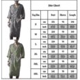 thumbnail image 3 of Peignoir Homme Coton Lin Manches 3/4 Vêtements de Nuit Peignoir Robe de Chambre PQD, 3 of 3
