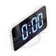 thumbnail image 2 of Reloj Con Espejo LED, Aspecto Elegante, Tamaño Compacto, Despertador, Función De Repetición Para El Hogar, Para La Oficina, Para El Dormitorio ANGGREK Descripción de la referencia, 2 of 5