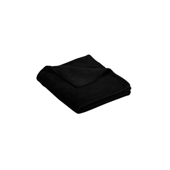 Port Authority Ultra Plush Blanket Bp31 - Deep Black - One Size