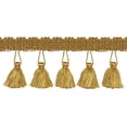 thumbnail image 1 of 27 Yard Package - 2.5 Inch Antique Gold Tassel Fringe Trim / Basic Trim Collection / Style# ETF / Color: Gold - C4 (81 Ft / 24.7 Meters), 1 of 1