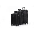 thumbnail image 4 of Lan ABS Hard shell Lightweight 360 Dual Spinning Wheels Combo Lock 28" 24", 20" 3 Piece Luggage Set, 4 of 4