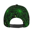 thumbnail image 6 of Fotbe Green Bright Web With Spiders Baseball Cap, Green Bright Web With Spiders Print Dad Hat,Outdoor Hat,Adjustable Sports Cap, Perfect For Activities, 6 of 9