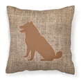 thumbnail image 2 of Dog Breed Burlap Fabric Decorative Pillow, 2 of 2