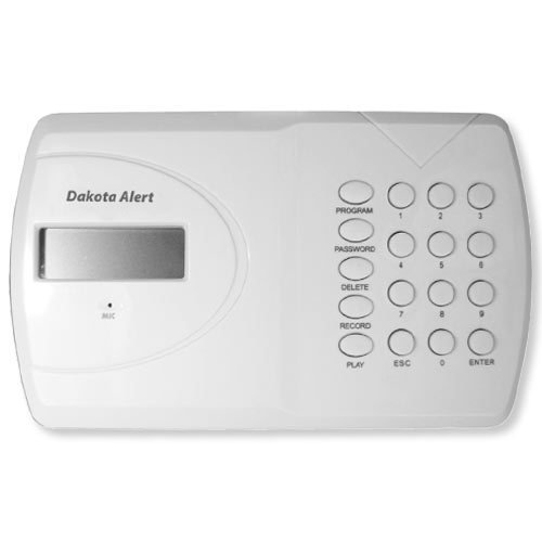 Dakota Alert AD Wired Safety and Security Voice Dialer, White (AD01S