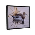 thumbnail image 4 of Stupell Industries Ducks with Pond Ripples Animals & Insects Painting Black Floater Framed Canvas Art Print Wall Art, 31 x 25, 4 of 10