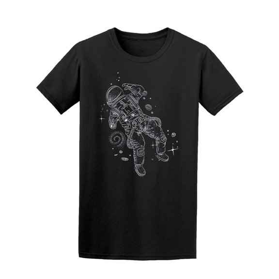 Astronaut In Space Tee Men's -Image by Shutterstock