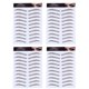 thumbnail image 1 of EeaseMX 4 pegatinas para cejas postizas 6D con efecto de pelo para niña, 1 of 7