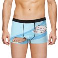 thumbnail image 5 of Calzoncillos tipo bóxer transpirables para hombre, ropa interior, regalo, con diseño de oso panda, Bubu Dudu, 5 of 5