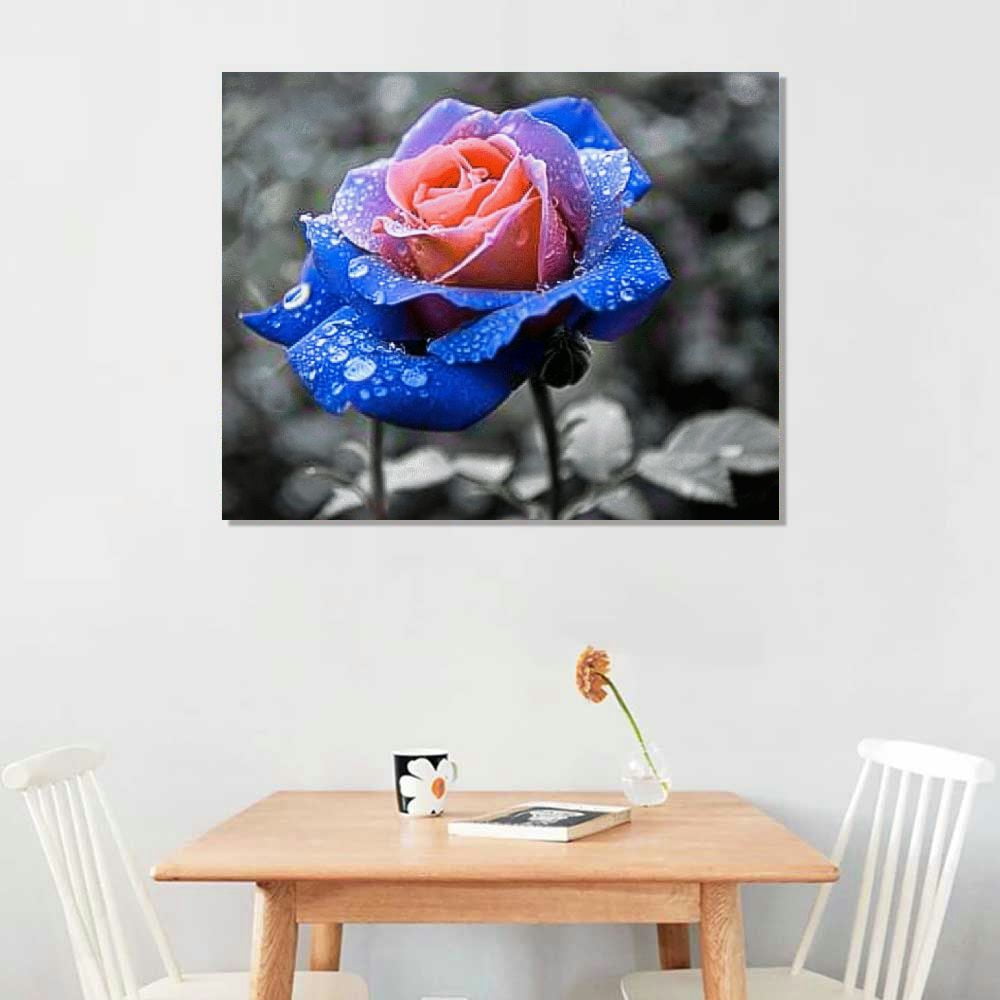 画材 BLUE ROSE Watercolor Dark Blue Rose Clipart (3150885)