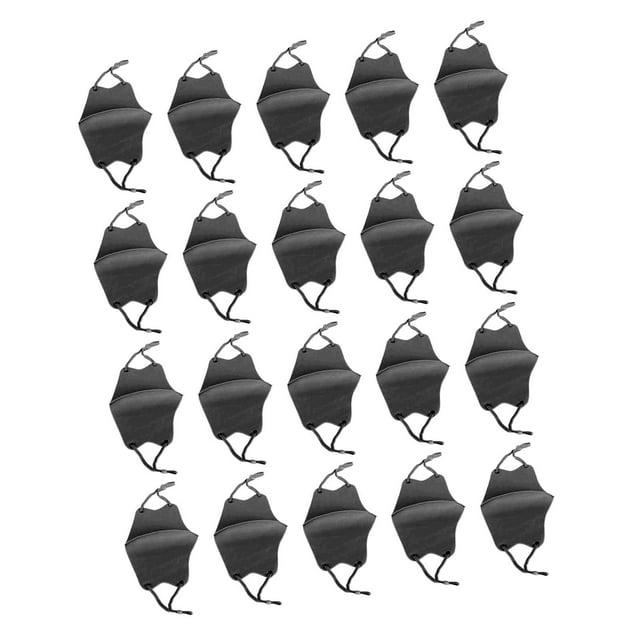20Pcs Léger Réutilisable Visage Poussière Respirante Réglable pour les Sports de Plein Air, Lavable