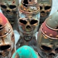 thumbnail image 4 of Halloween Props Small Nuclear Warhead Decor Resin Skeleton Bomb Decoration Halloween Decoration Small Nuclear Warhead Decor With Graffiti And Nuclear Logos Resin Skeleton Bomb, 4 of 8