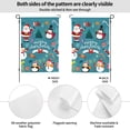 thumbnail image 2 of XMXT Garden Decor Flags, Happy Santa Cartoon Print Double-Sided Garden Flags, 12.5 x 18 inches, 2 of 9
