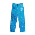thumbnail image 5 of Balery Winter With Snowflakes print Men's Pajama Pants,Ultra Lightweight Pjs,Lounge Pant-Small, 5 of 9