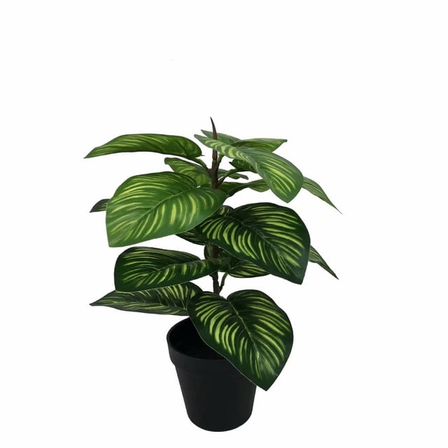 Planta artificial Brillar de simulación de flores falsas manzana verde grande en maceta