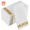 White-Gold-50, variant on Katbite Disposable Paper Napkins,6.5x6.5 inch,50 Count, White