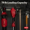 thumbnail image 6 of Multi-Hanger Storage Rack with Hooks for Shed, Black, 6 of 12