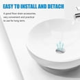 thumbnail image 2 of Metal Tub Drain Hair Catcher Pop Up Bathtub Shower Drain Hair Catcher Sink, 2 of 3