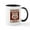 White/Black Inside, variant on CafePress - Danbury Route 66 Mug - 11 oz Ceramic Mug - Novelty Coffee Tea Cup