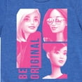 thumbnail image 3 of Barbie - Be Original Squares - Toddler And Youth Short Sleeve Graphic T-Shirt, 3 of 5