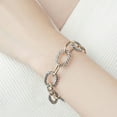 thumbnail image 4 of Exquisite Braided Wire Rope Twisted 1pc Bracelet - Suitable for Daily Wear by Women and Mothers - Ideal Gift,golden   silvery, 4 of 14