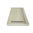 thumbnail image 5 of Tile Redi Rt3260ldr-Pvc-Sq Redi Trench 32" X 60" Rectangular Shower Base - Chrome, 5 of 7