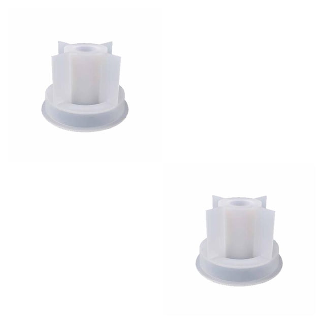 Unatoiry Kids Candle Holder Silicone Mold Home Portable Reusable High Temperature Resistant Candlestick Base Mould DIY Crafting Medium 2Set