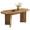 Brown, variant on Fnova 63" Farmhouse Dining Table for 2-4 People, Kitchen Table, Modern Dinner Table for Dining Room, Kitchen, Living Room, Office, Restaurant, Apartment