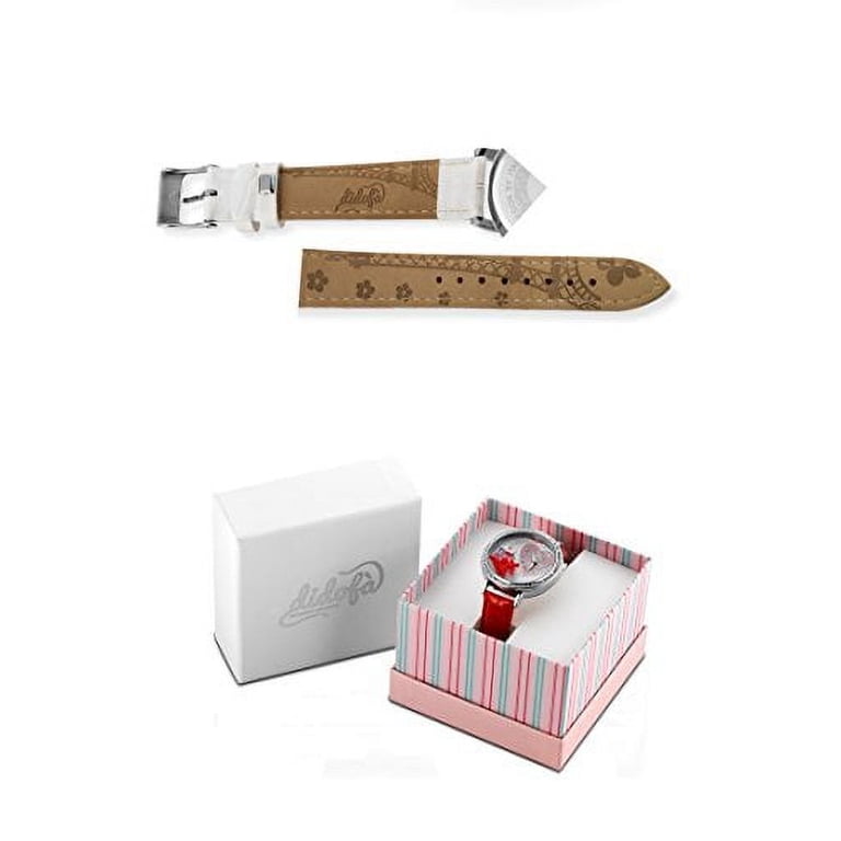 Women Fashion Watch Lady Bug Face White Band Analog Ladies Wrist Watch Lady Bug Watch Womens 31mm Case White Band Quartz Three  main image 4