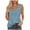 #B Blue, variant on Alkepwun Womens Tank Tops Casual Printed Loose Sleeveless Scoop Neck O Ring Shoulder Shirt Loose Comfort Lightweight Breathable Summer Tee Vests