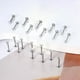 thumbnail image 5 of Pendientes de acero inoxidable para labios, aros, piercings para labios, varilla larga de circonita de 1,2 mm, piercings para el hueso de la oreja, accesorios de moda para perforaciones, 5 of 6