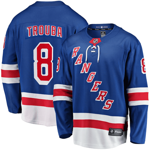 Jacob Trouba New York Rangers NHL Fanatics Breakaway Home Jersey, Large
