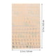 thumbnail image 4 of GOOHOCHY 12 hojas de letras autoadhesivas Números Pegatinas Etiquetas multiusos Estilo mixto, 4 of 7