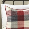 thumbnail image 5 of Home Essence Warren Red Plaid 6 Piece Reversible Quilted Coverlet Set, Full/Queen, 5 of 7