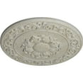 thumbnail image 3 of Ekena Millwork 27 3/4"OD x 2"P Sydney Ceiling Medallion (Fits Canopies up to 5 3/4"), Hand-Painted Pot of Cream Crackle, 3 of 6